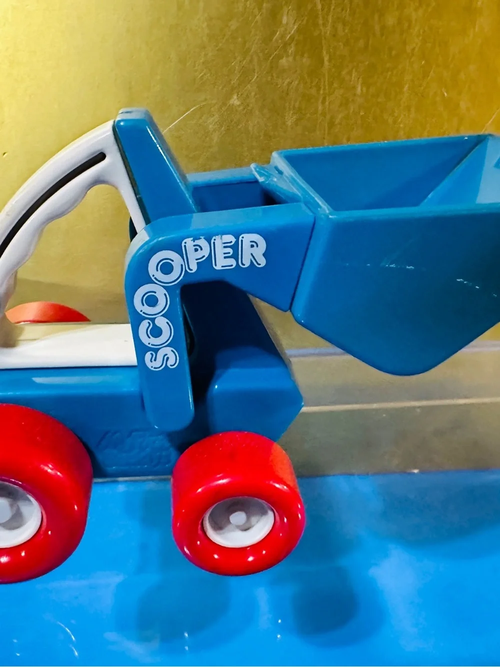 Buddy L Vintage 1987 My First Buddy’s Bulldozer Scooper Preschool 8” Vehicle